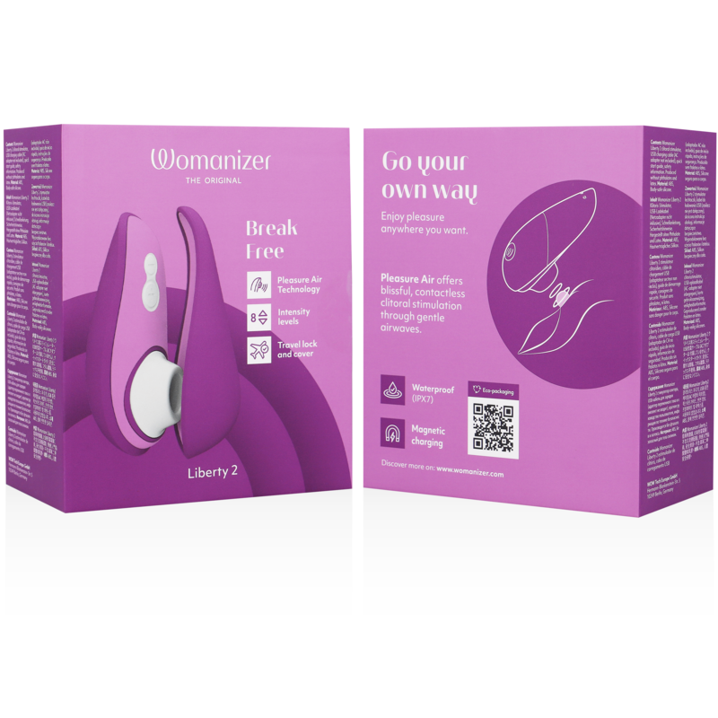 WOMANIZER - LIBERTY 2 CLITORIS STIMULATOR & SUCKER - ToysByMonk