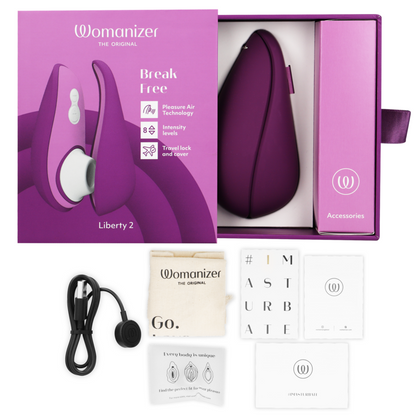 WOMANIZER - LIBERTY 2 CLITORIS STIMULATOR & SUCKER - ToysByMonk