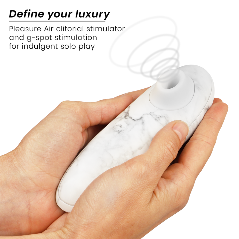 WOMANIZER - MARILYN MONROE CLASSIC 2 CLITORAL STIMULATOR WHITE MARBLE WOMANIZER
