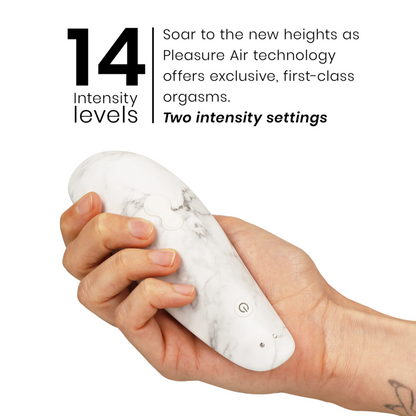 WOMANIZER - MARILYN MONROE CLASSIC 2 CLITORAL STIMULATOR WHITE MARBLE WOMANIZER