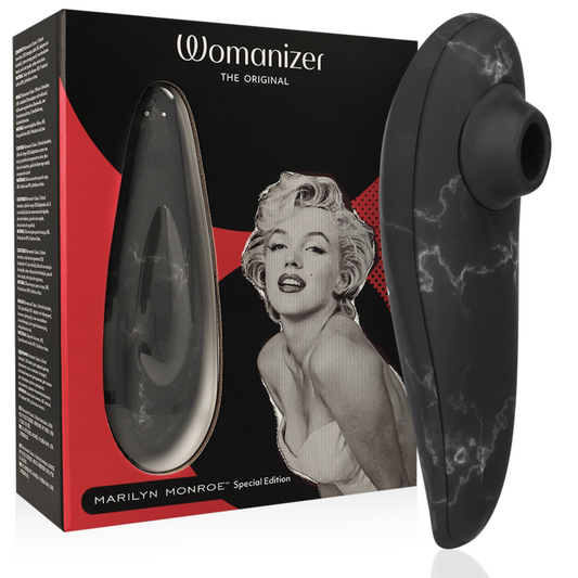 WOMANIZER - MARILYN MONROE CLASSIC 2 CLITORAL STIMULATOR BLACK MARBLE - ToysByMonk