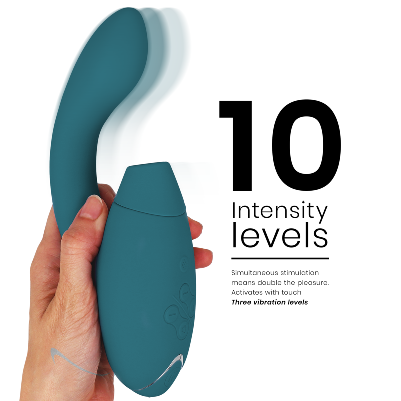 WOMANIZER - DUO 2 STIMULATOR BLUE PETROL - ToysByMonk