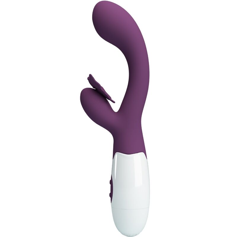 PRETTY LOVE - BUTTERFLY KISS RABBIT VIBRATOR & G-SPOT STIMULATOR PURPLE PRETTY LOVE FLIRTATION