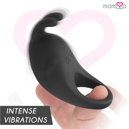 MORESSA - BRAD PREMIUM SILICONE RECHARGEABLE BLACK MORESSA