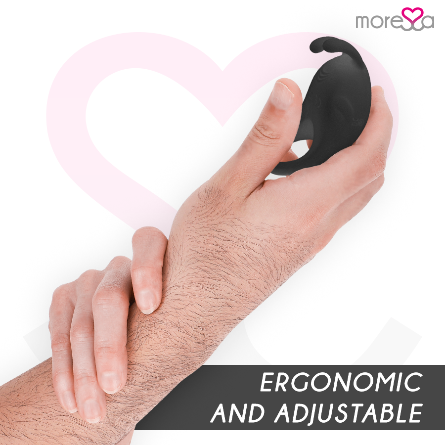 MORESSA - BRAD PREMIUM SILICONE RECHARGEABLE BLACK MORESSA