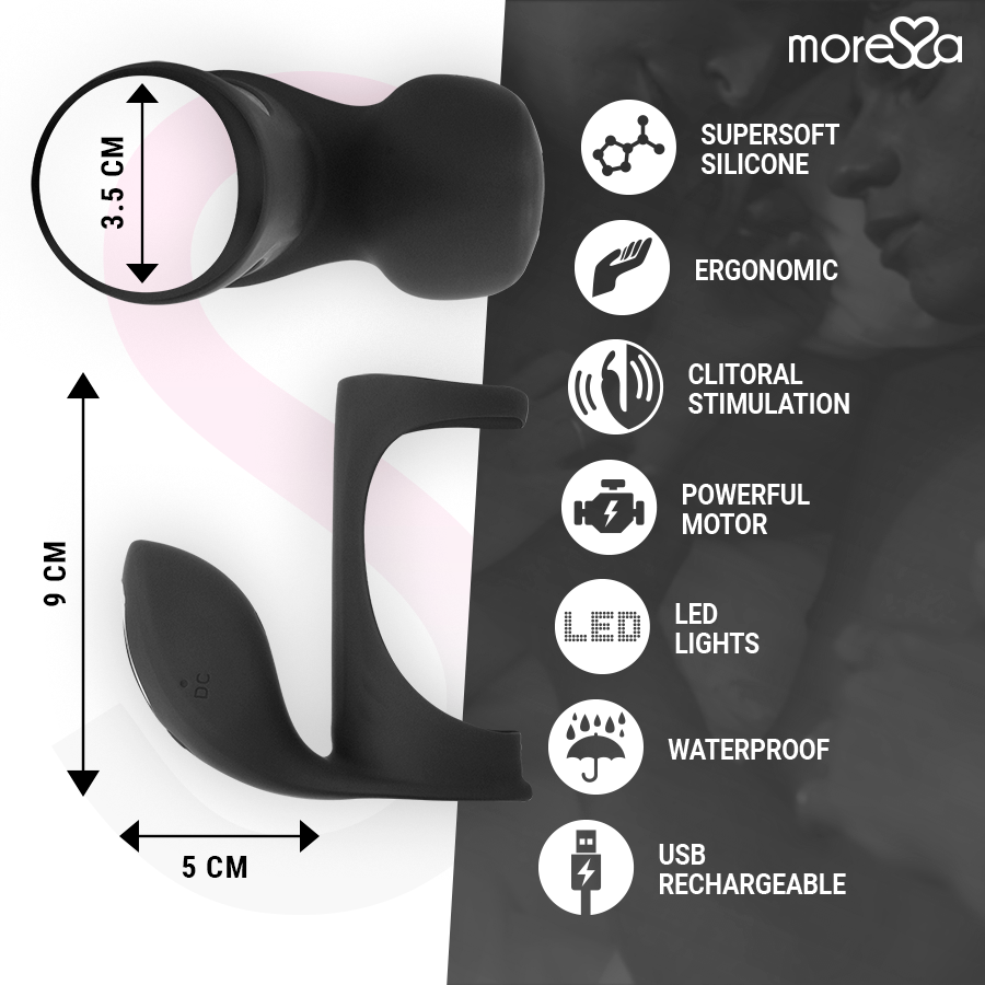 MORESSA - BRANDON VIBRATOR RING WITH COVER MORESSA