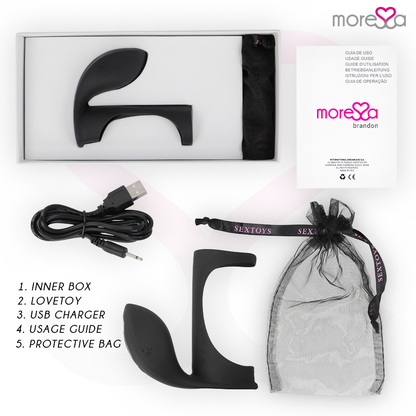 MORESSA - BRANDON VIBRATOR RING WITH COVER MORESSA