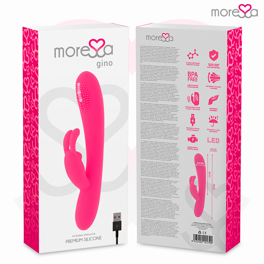 MORESSA - GINO PREMIUM SILICONE RECHARGEABLE MORESSA