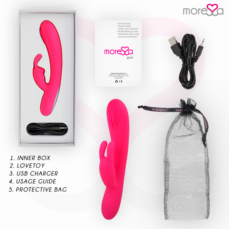 MORESSA - GINO PREMIUM SILICONE RECHARGEABLE MORESSA