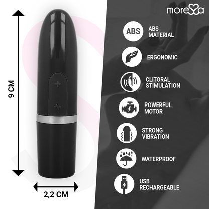 MORESSA - IVY VIBRATOR STIMULATOR TRAVEL BLACK MORESSA