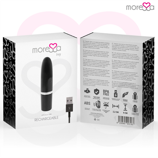 MORESSA - IVY VIBRATOR STIMULATOR TRAVEL BLACK MORESSA