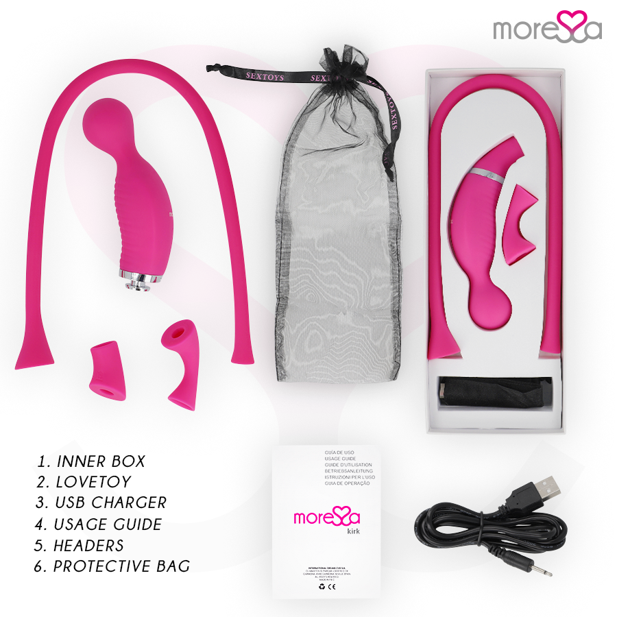 MORESSA - KIRK PREMIUM SILICONE RECHARGEABLE MORESSA