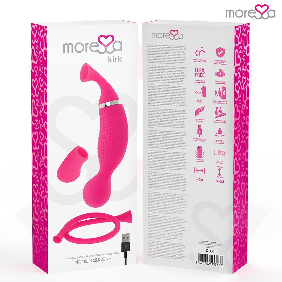 MORESSA - KIRK PREMIUM SILICONE RECHARGEABLE MORESSA