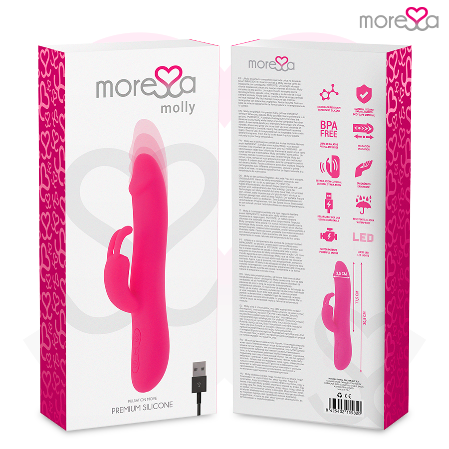 MORESSA - MOLLY PREMIUM SILICONE RECHARGEABLE MORESSA