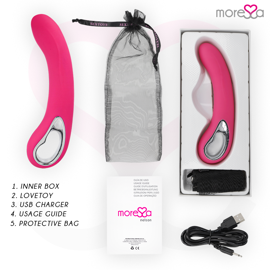 MORESSA - NELSON PREMIUM SILICONE RECHARGEABLE MORESSA
