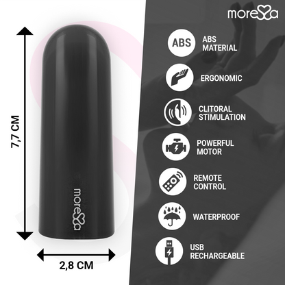 MORESSA - NIX VIBRATOR REMOTE CONTROL BLACK MORESSA