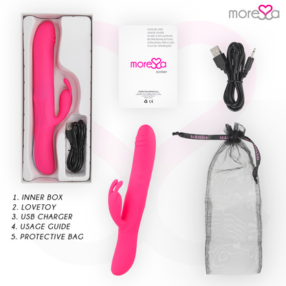 MORESSA - SOMER PREMIUM VIBRATOR WITH MULTIPLE ROTATION MORESSA