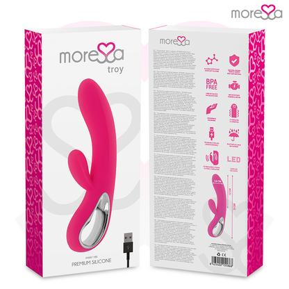 MORESSA - TROY PREMIUM SILICONE RECHARGEABLE MORESSA
