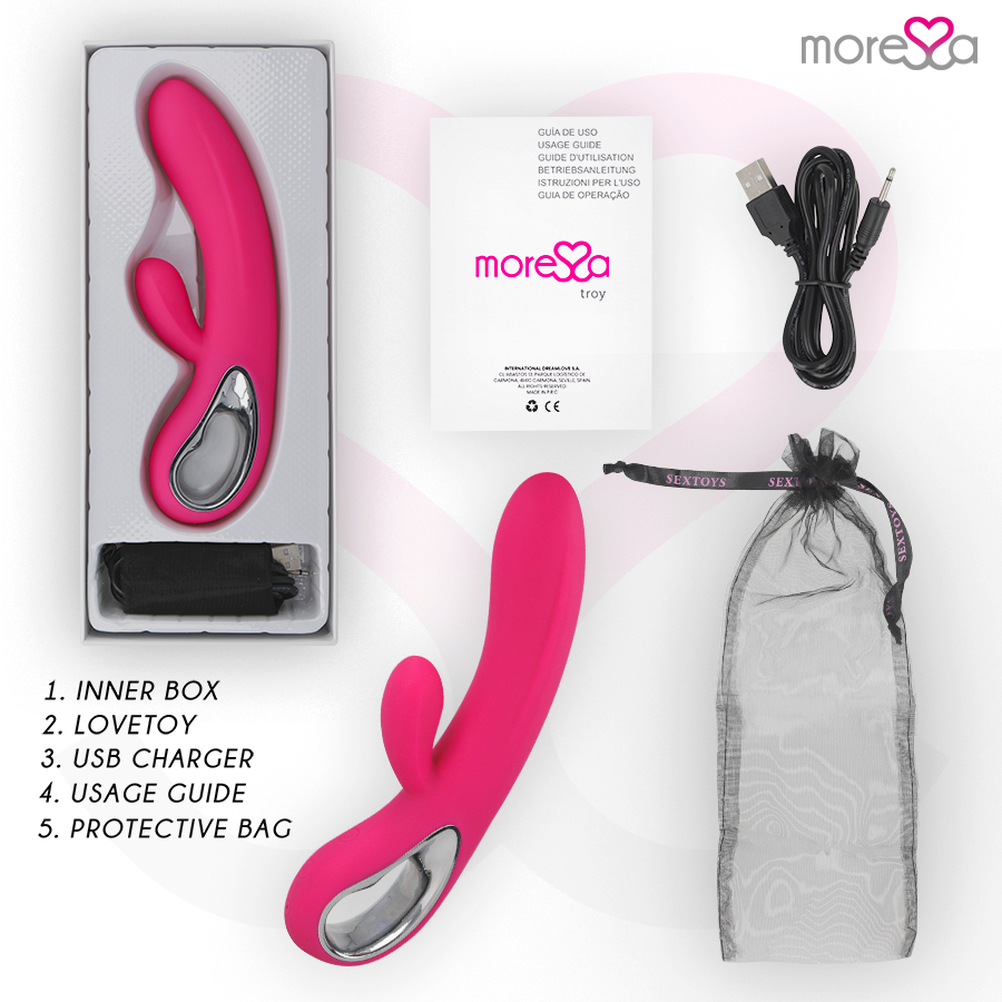 MORESSA - TROY PREMIUM SILICONE RECHARGEABLE MORESSA
