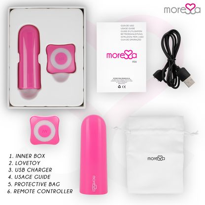 MORESSA - NIX VIBRATOR REMOTE CONTROL PINK MORESSA