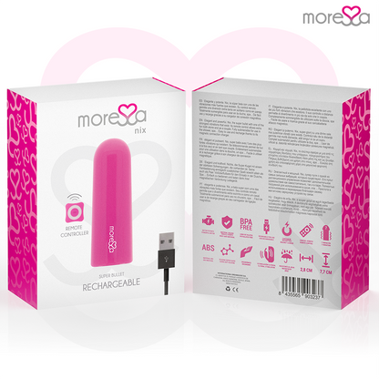 MORESSA - NIX VIBRATOR REMOTE CONTROL PINK MORESSA