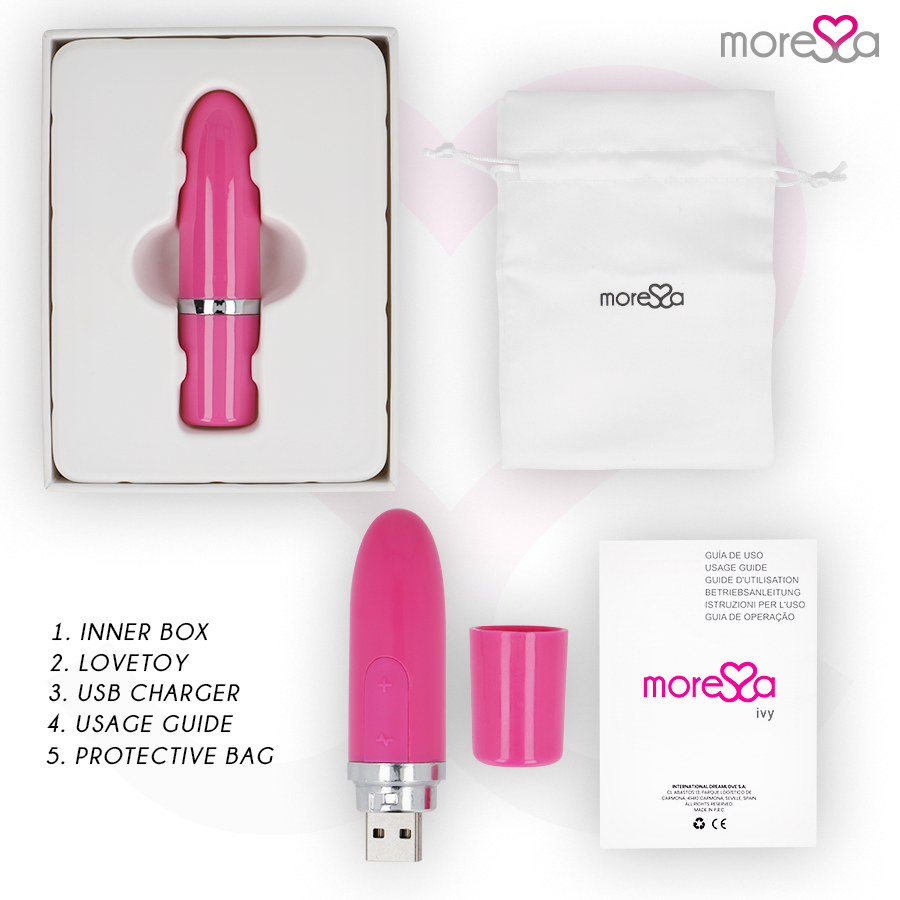 MORESSA - IVY VIBRATOR STIMULATOR TRAVEL PINK MORESSA