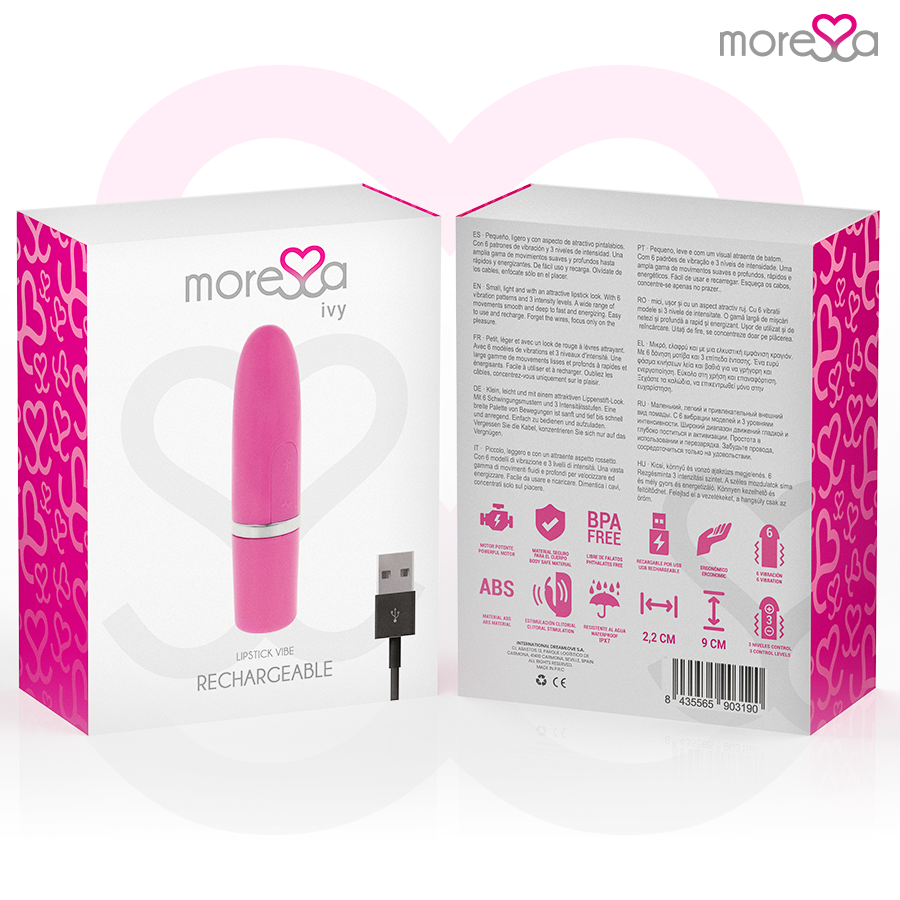 MORESSA - IVY VIBRATOR STIMULATOR TRAVEL PINK MORESSA