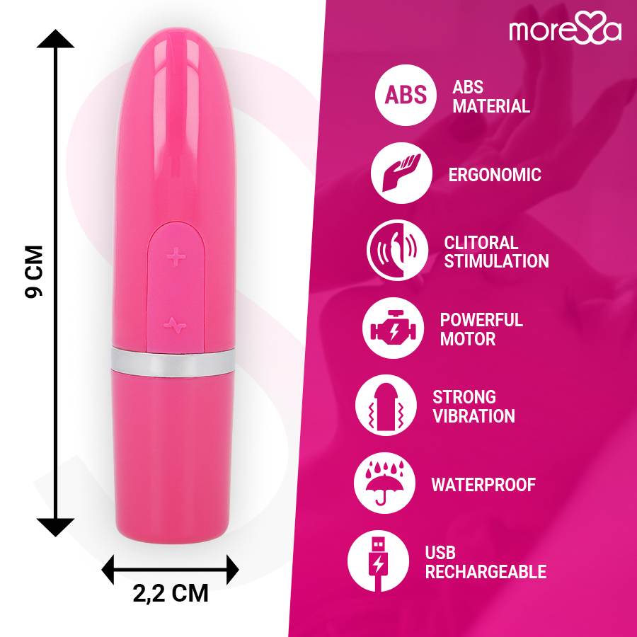 MORESSA - IVY VIBRATOR STIMULATOR TRAVEL PINK MORESSA