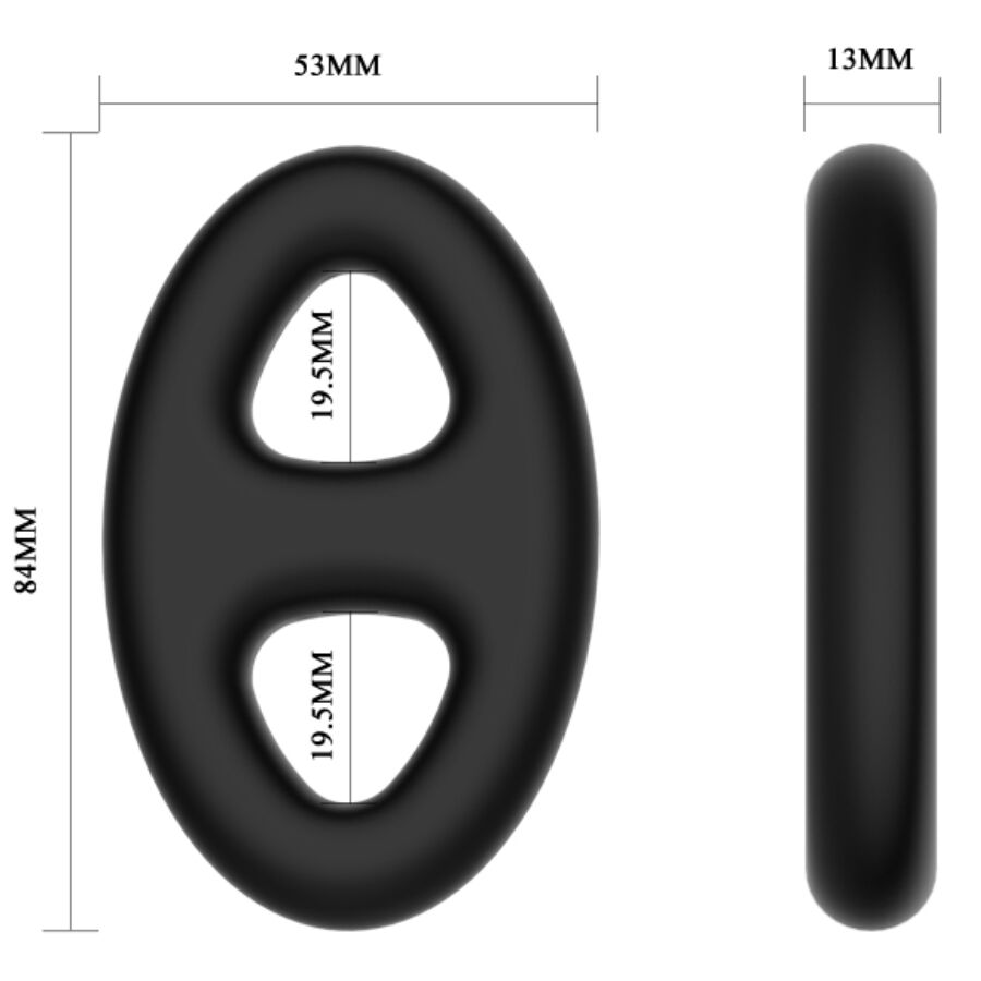CRAZY BULL - SUPER SOFT DOUBLE SILICONE RING CRAZY BULL