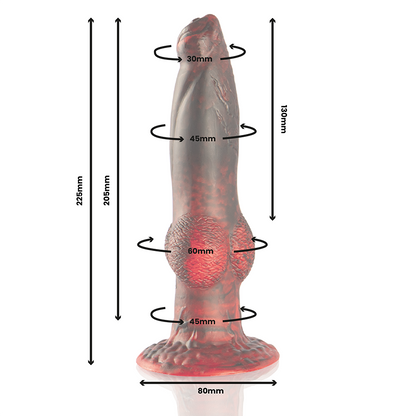 EPIC - PROMETHEUS DILDO TITAN IN FLAMES RECHARGEABLE REMOTE CONTROL EPIC