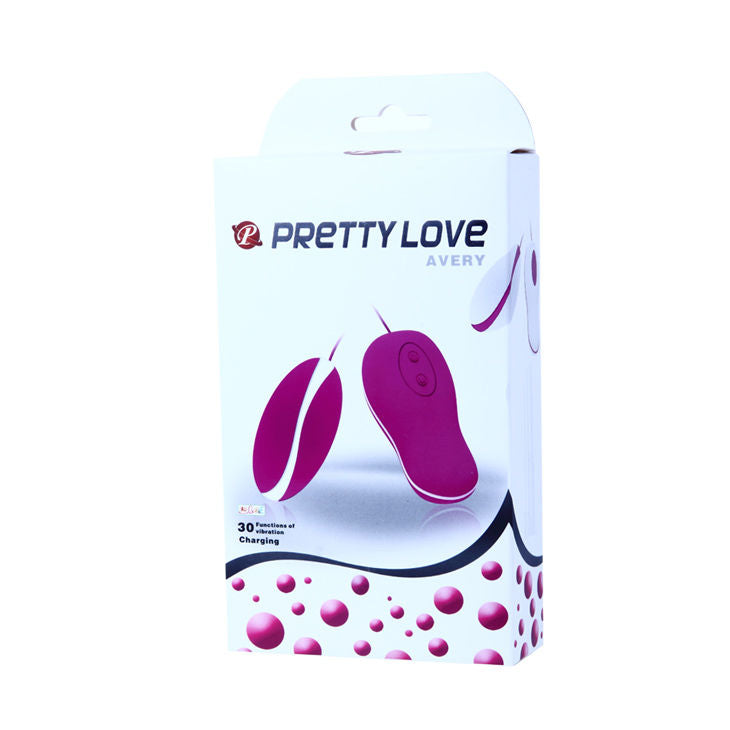 PRETTY LOVE - FLIRTATION VIBRATING EGG WITH REMOTE CONTROL AVERY PRETTY LOVE FLIRTATION
