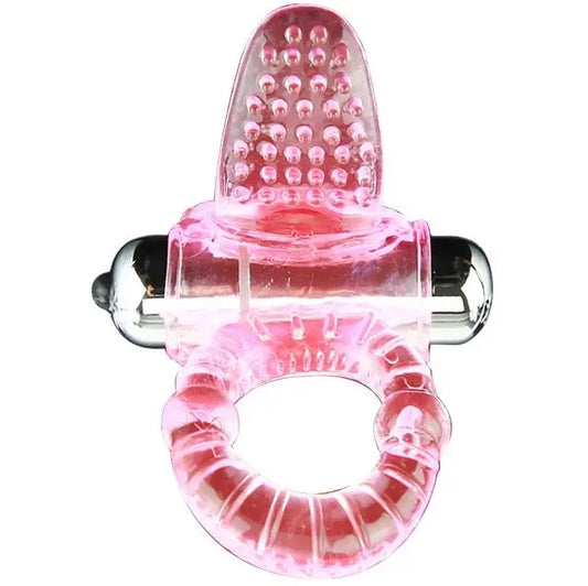 BAILE - SWEET ABS 10 RHYTHMS RING PINK VIBRATOR PENIS RING BAILE FOR HIM