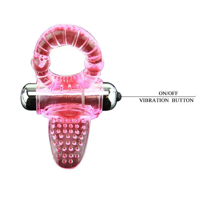 BAILE - SWEET ABS 10 RHYTHMS RING PINK VIBRATOR PENIS RING BAILE FOR HIM