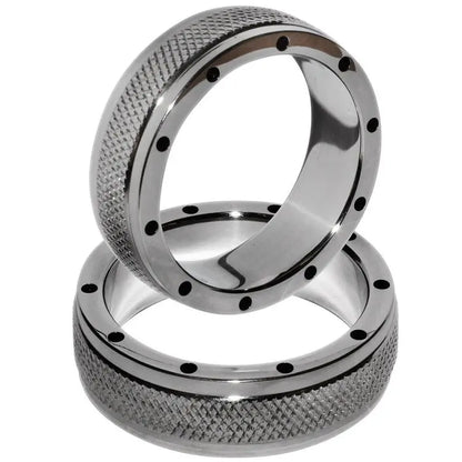 METAL HARD - METAL RING FOR PENIS AND TESTICLES 45MM METAL HARD