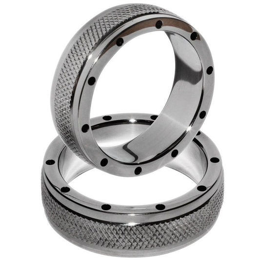 METAL HARD - METAL RING FOR PENIS AND TESTICLES 45MM METAL HARD