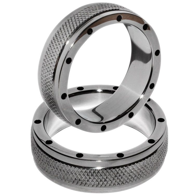 METAL HARD - METAL RING FOR PENIS AND TESTICLES 50MM METAL HARD