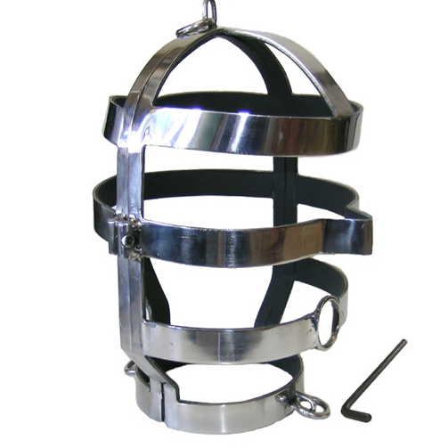 METAL HARD - MASK WITH STEEL NECKLACE METAL HARD