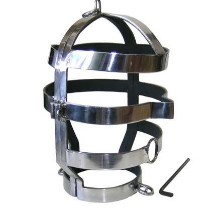 METAL HARD - MASK WITH STEEL NECKLACE METAL HARD