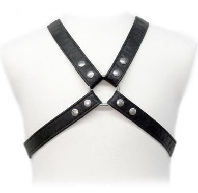 LEATHER BODY - LASIC HARNESS IN GARMENT LEATHER BODY