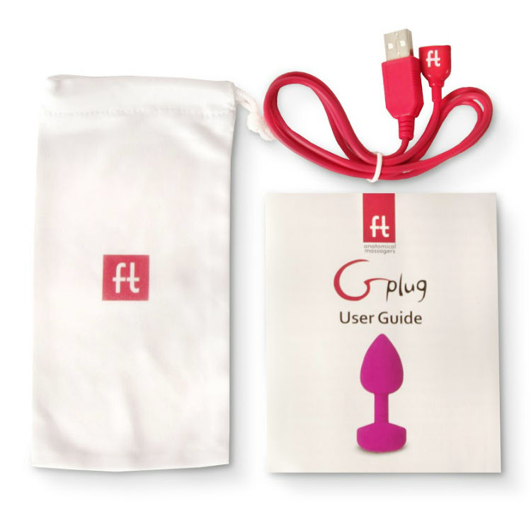 G-VIBE - FUNTOYS GPLUG ANAL RECHARGEABLE VIBRATOR SMALL NEON PINK 3CM G-VIBE