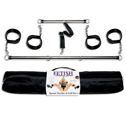 FETISH FANTASY SERIES - SERIES SPREAD EM BAR AND CUFF SET FETISH FANTASY SERIES