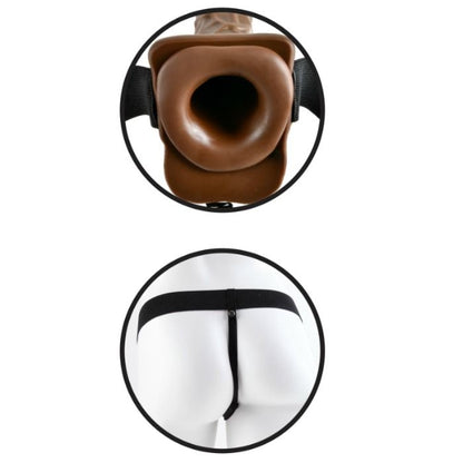 FETISH FANTASY SERIES - SERIES 7 HOLLOW STRAP-ON WITH BALLS FETISH FANTASY SERIES