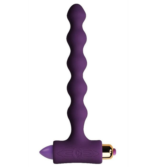 ROCKS-OFF - ANAL PLUG WITH VIBRATION AND RIVERLES PETITE SENSATIONS PEARLS ROCKS-OFF