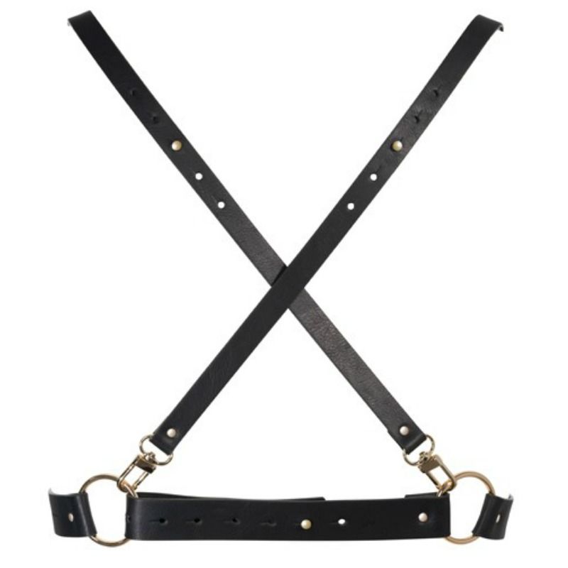 BIJOUX INDISCRETS MAZE - X HARNESS BLACK BIJOUX MAZE
