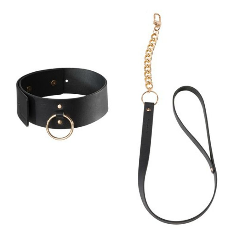 BIJOUX INDISCRETS MAZE - BLACK NECKLACE WITH STRAP BIJOUX MAZE