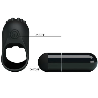 PRETTY LOVE - FLIRTATION STEWARD BLACK VIBRATION THIMBLE PRETTY LOVE FLIRTATION