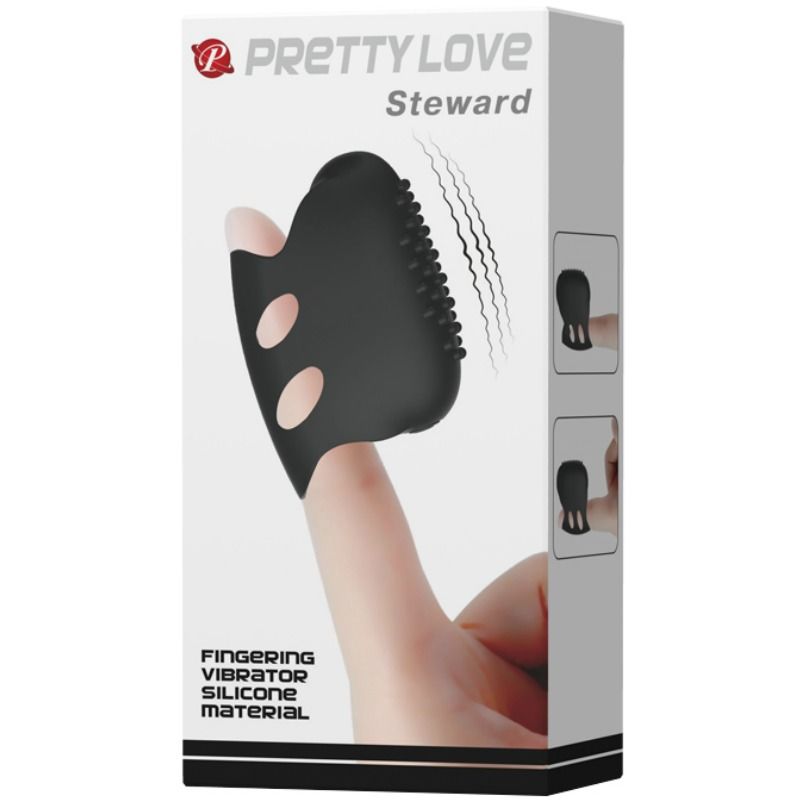 PRETTY LOVE - FLIRTATION STEWARD BLACK VIBRATION THIMBLE PRETTY LOVE FLIRTATION