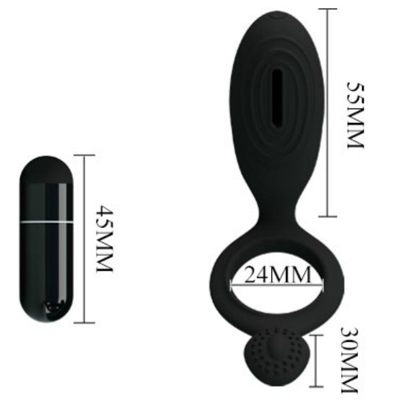 PRETTY LOVE - ETHEL VIBRATING RING WITH STIMULATOR PRETTY LOVE MALE