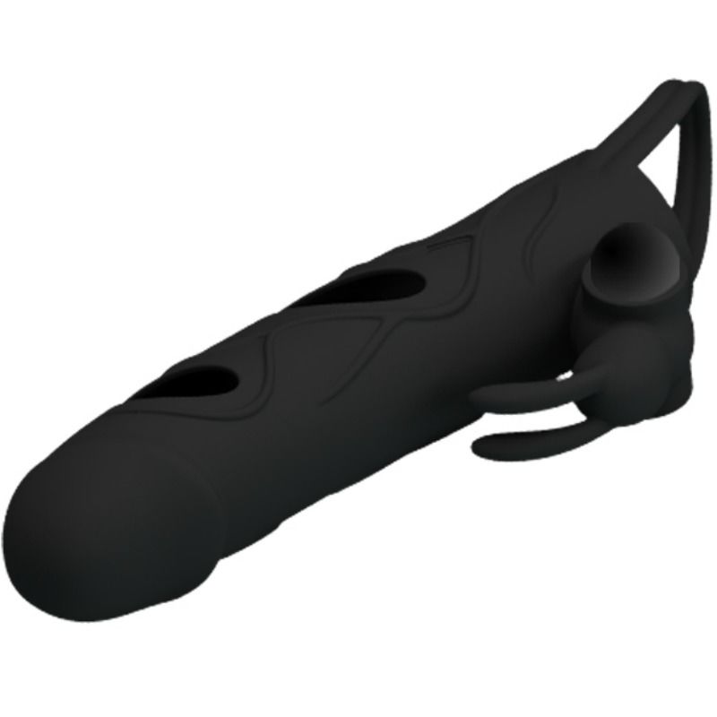 PRETTY LOVE - SILICONE COVER WITH VIBRATION 14 CM 1.0 PRETTY LOVE MALE