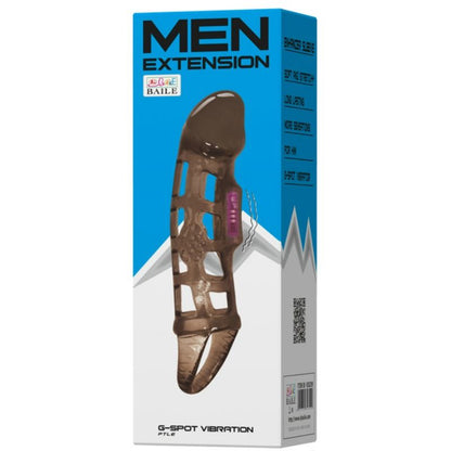 BAILE - PENIS EXTENSION SLEEVE WITH VIBRATION AND STRAP 13.5 CM BAILE FOR HIM